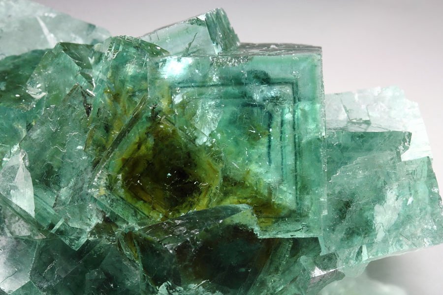 FLUORITE with PHANTOMS