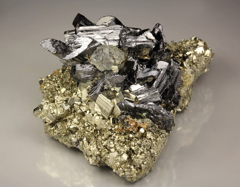 ENARGITE, PYRITE, FLUORITE