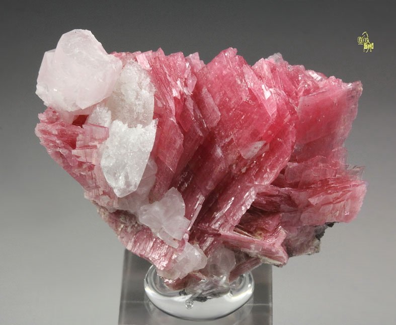 RHODONITE, QUARTZ, CALCITE