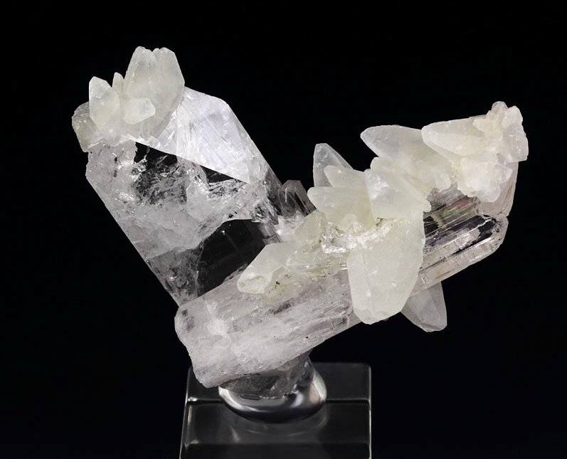 gem DANBURITE, CALCITE