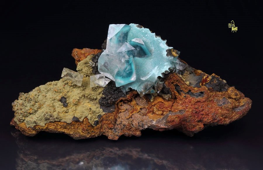 ROSASITE, CALCITE