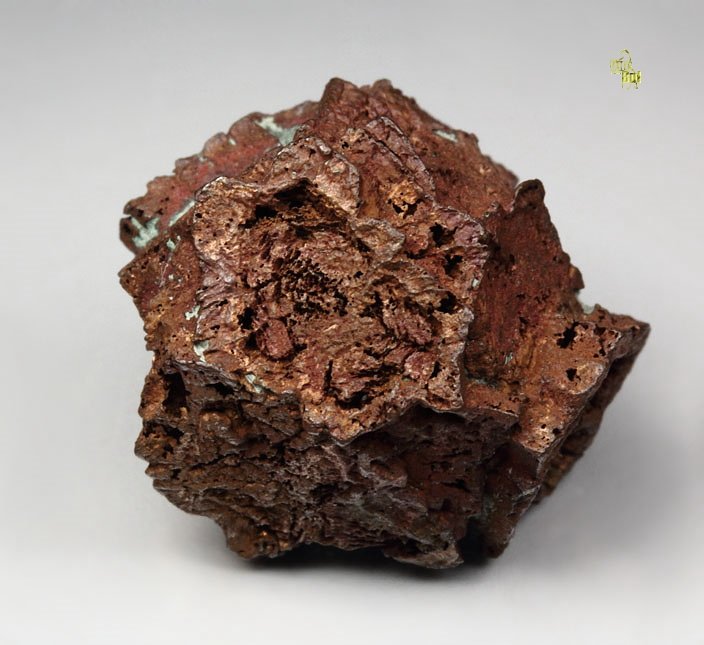 COPPER pseudomorph after ARAGONITE