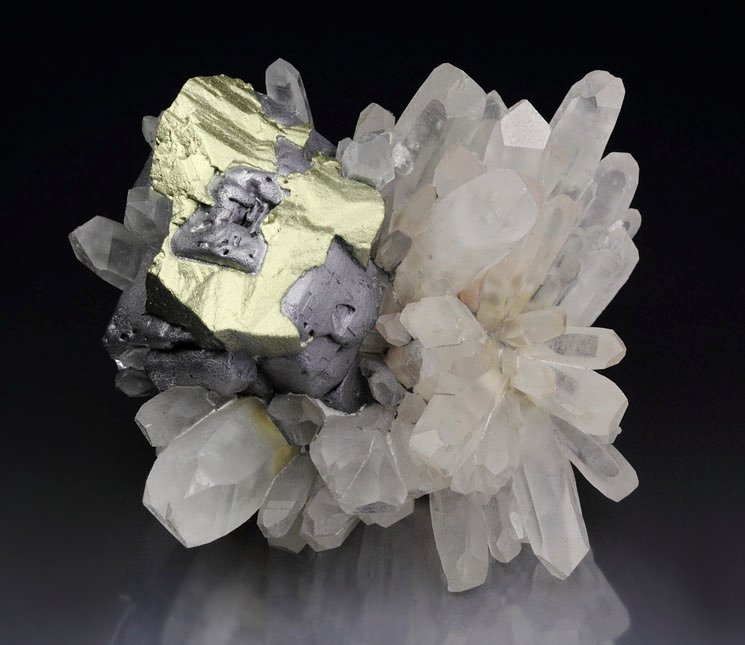 CHALCOPYRITE, GALENA, QUARTZ