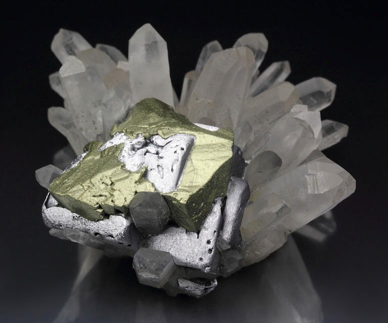 CHALCOPYRITE, GALENA, QUARTZ