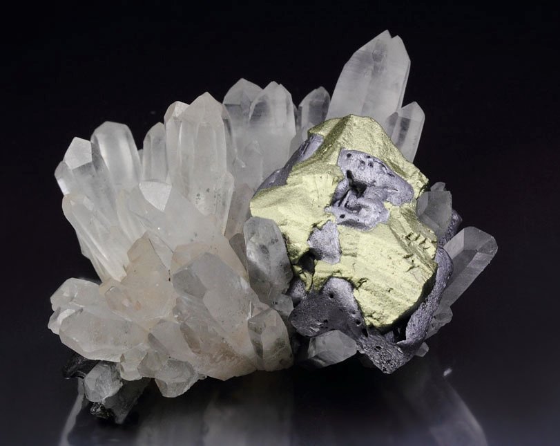 CHALCOPYRITE, GALENA, QUARTZ