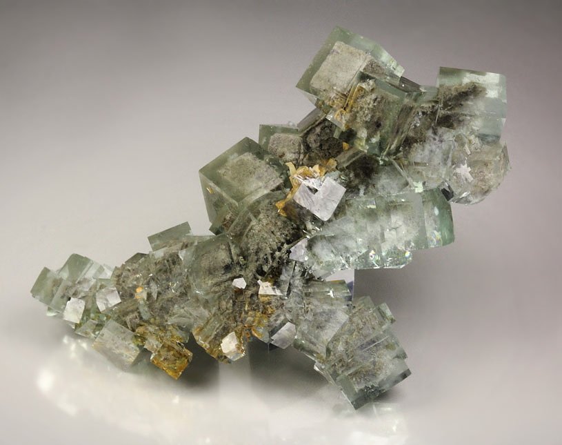 FLUORITE with PHANTOMS - floater 