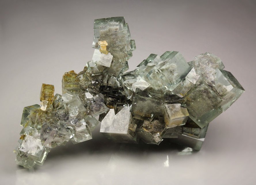 FLUORITE with PHANTOMS - floater 