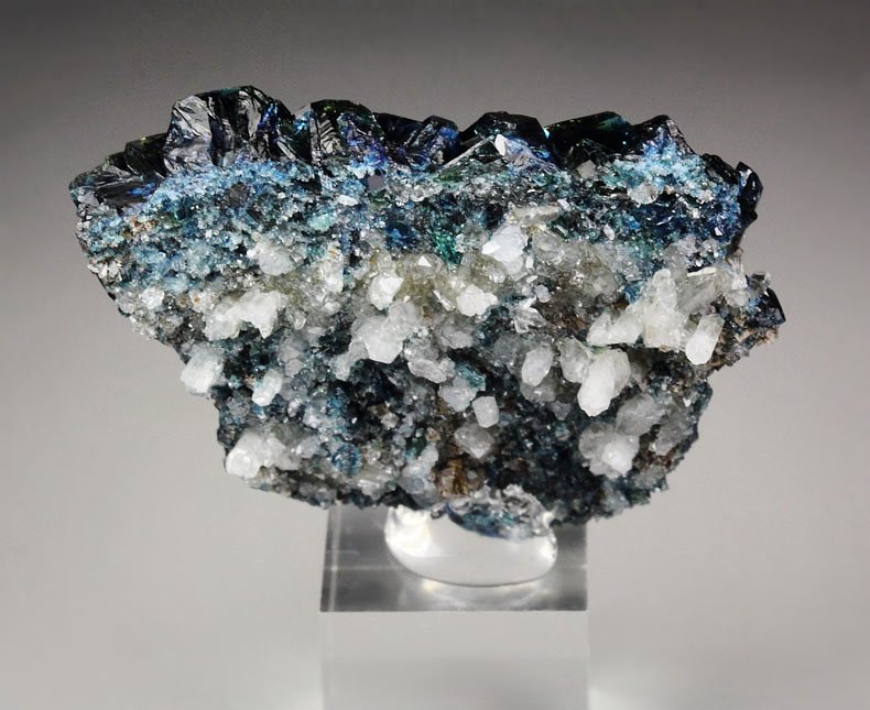 LAZULITE, QUARTZ, SIDERITE