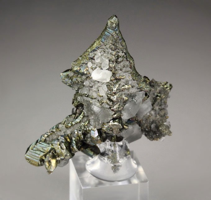 MARCASITE twinned, CALCITE