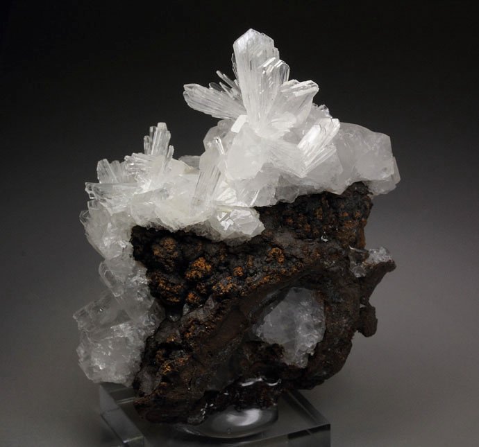 HEMIMORPHITE, CALCITE