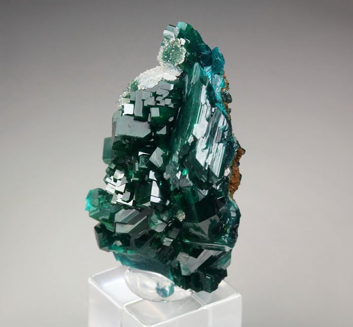 DIOPTASE, QUARTZ