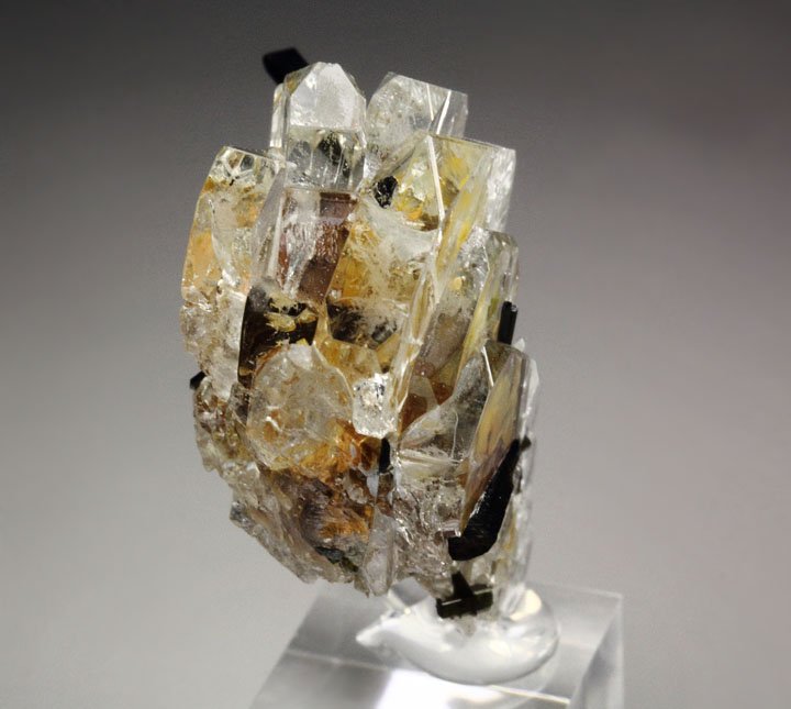 gem BERYL var. GOSHENITE, gem TOURMALINE var. ELBAITE