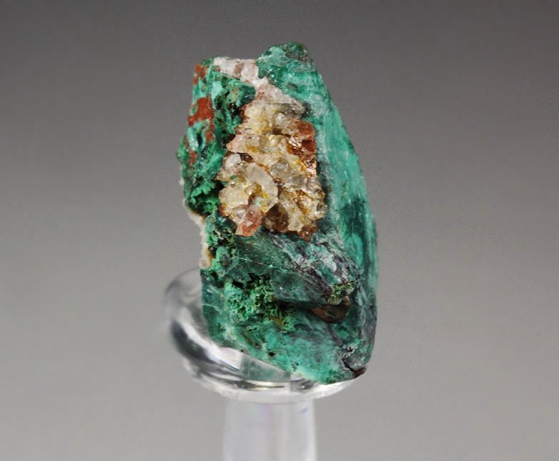 TETRAHEDRITE, MALACHITE, CUPROROMEITE  