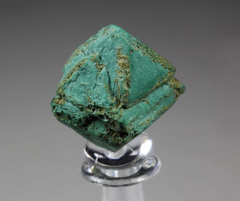 twinned CUPRITE, MALACHITE