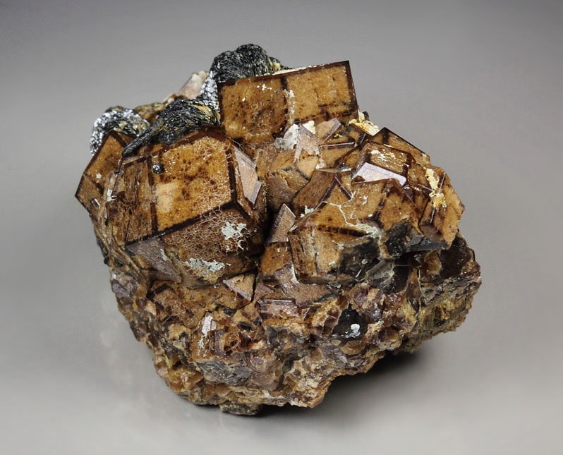 GARNET var. ANDRADITE, HEMATITE iron rose