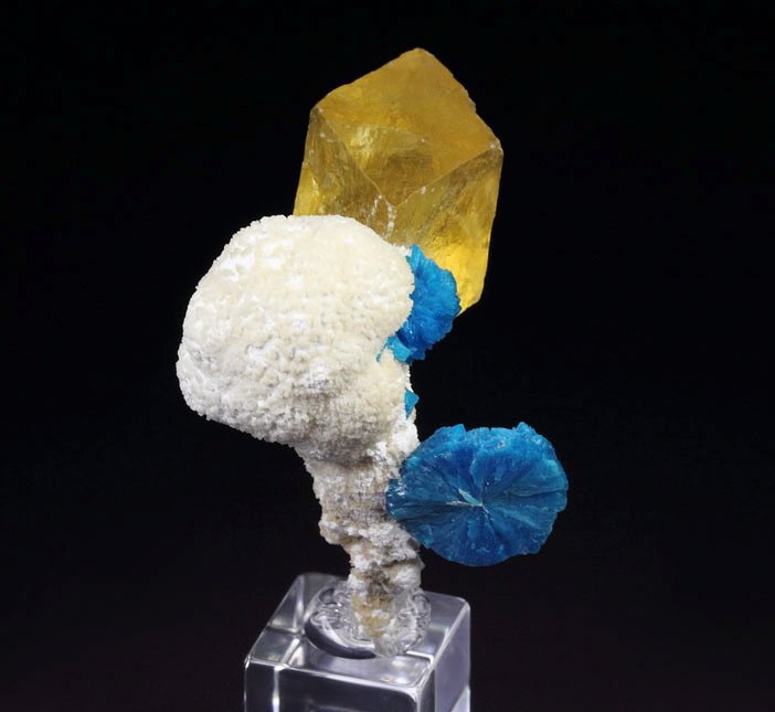 CALCITE, CAVANSITE