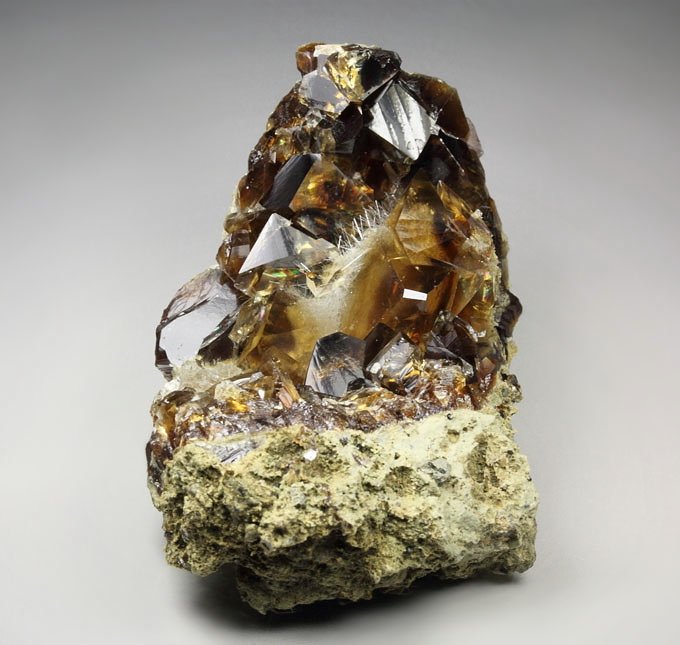 CALCITE, NATROLITE