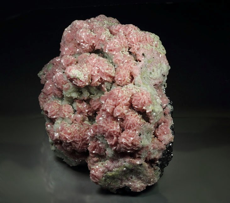 RHODOCHROSITE, QUARTZ