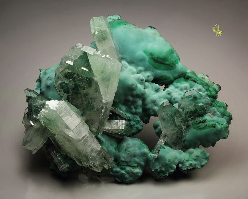 BARYTE, MALACHITE 