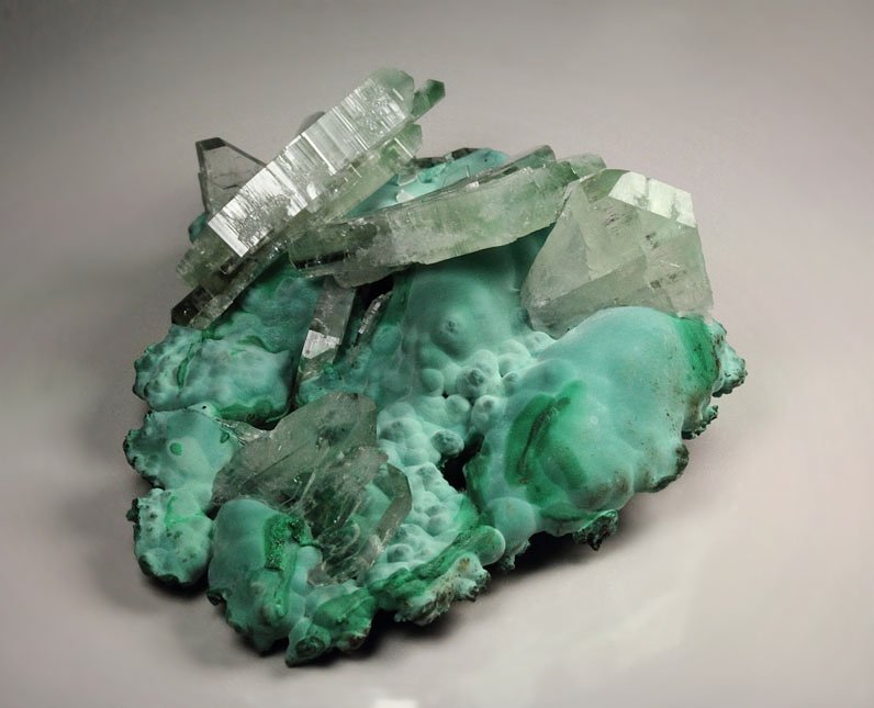 BARYTE, MALACHITE 