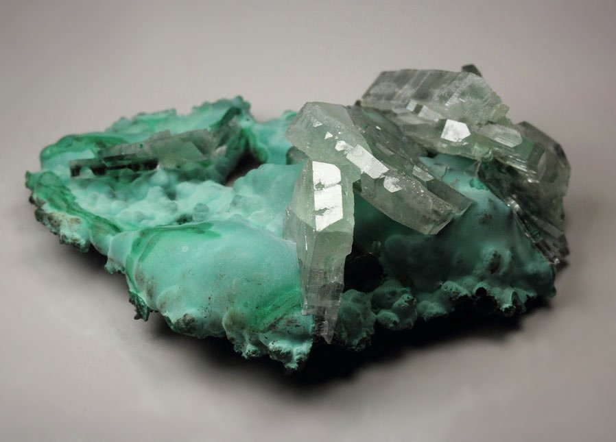 BARYTE, MALACHITE 