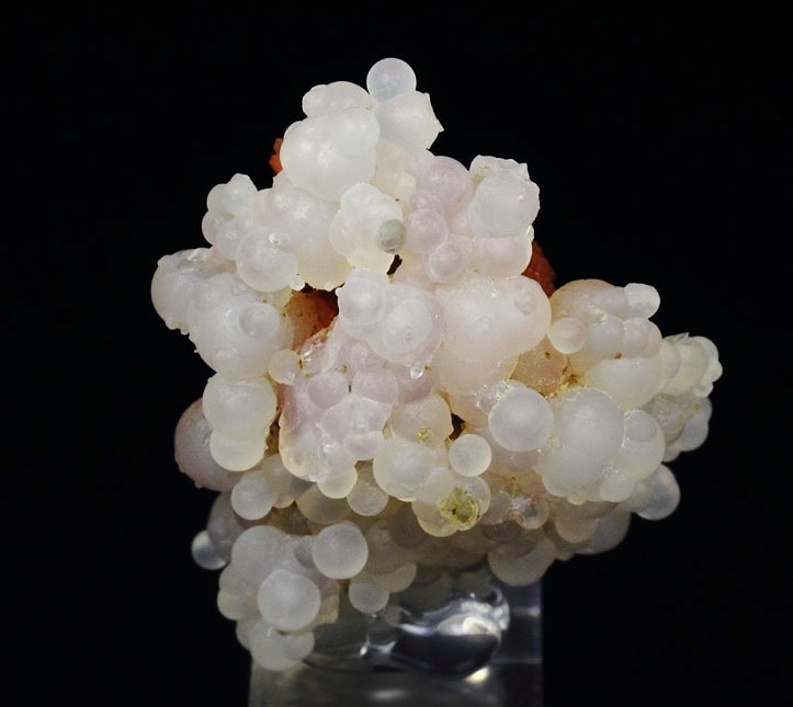 orange SCOLECITE, CHALCEDONY