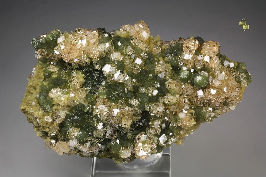 gem GARNET var. GROSSULAR, CLINOCHLORE, DIOPSIDE