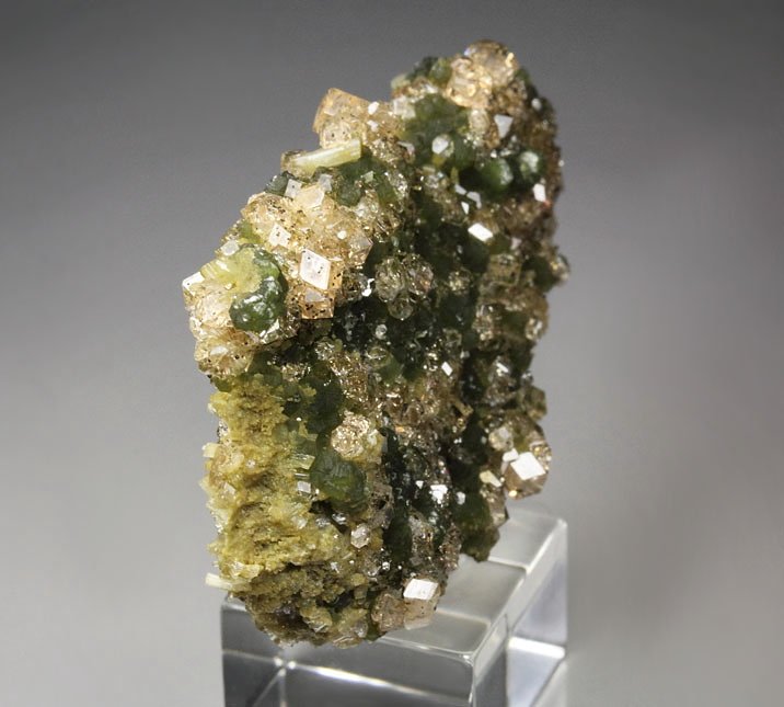 gem GARNET var. GROSSULAR, CLINOCHLORE, DIOPSIDE