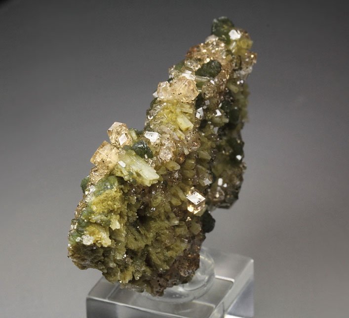 gem GARNET var. GROSSULAR, CLINOCHLORE, DIOPSIDE