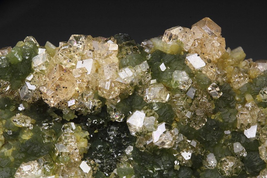 gem GARNET var. GROSSULAR, CLINOCHLORE, DIOPSIDE