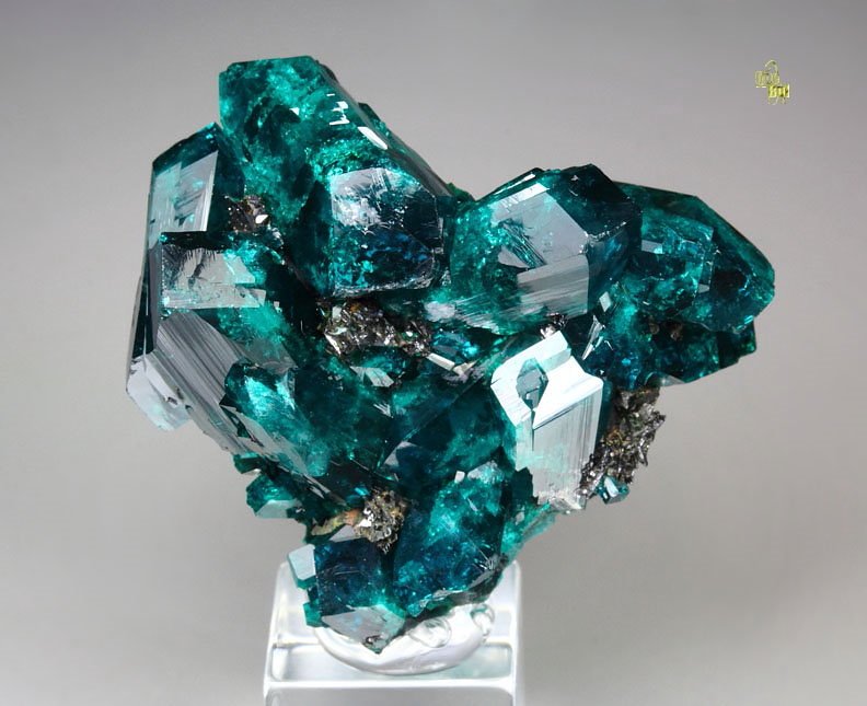 gemmy DIOPTASE bi-terminated