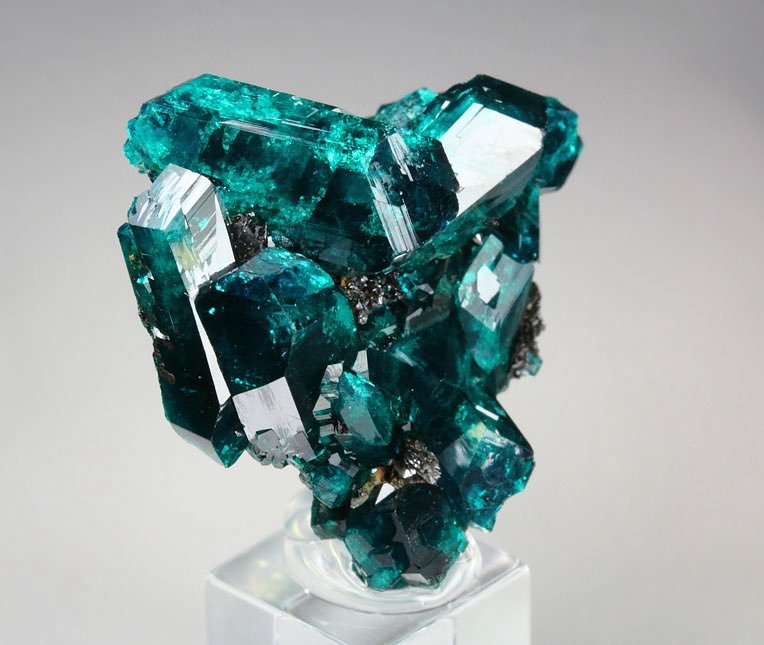 gemmy DIOPTASE bi-terminated