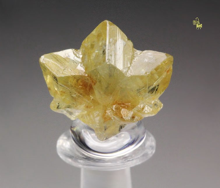 gem CHRYSOBERYL twinned