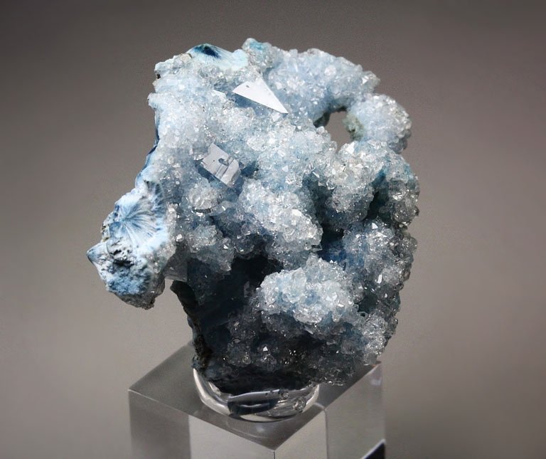 SHATTUCKITE, QUARTZ