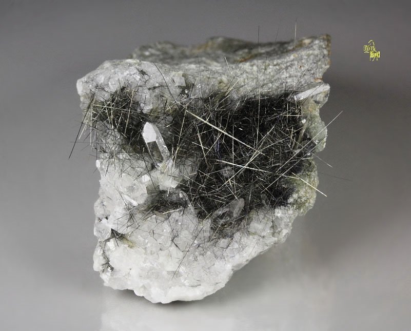 BOULANGERITE, QUARTZ