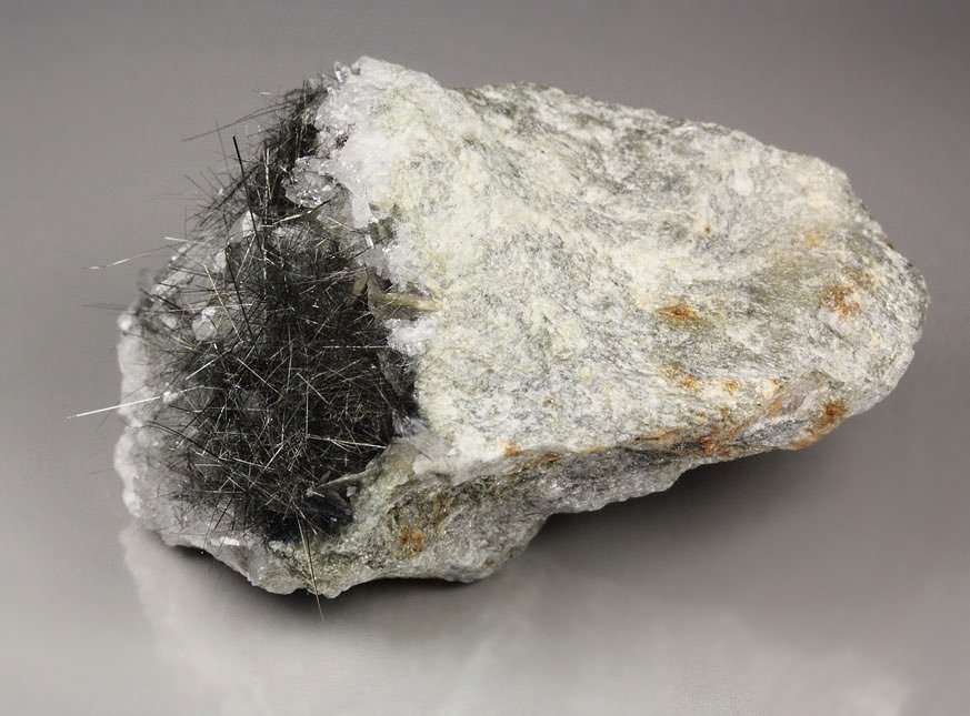 BOULANGERITE, QUARTZ