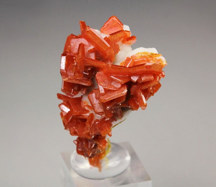 WULFENITE, CERUSSITE