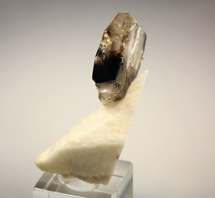 bi-terminated QUARTZ, MICROCLINE