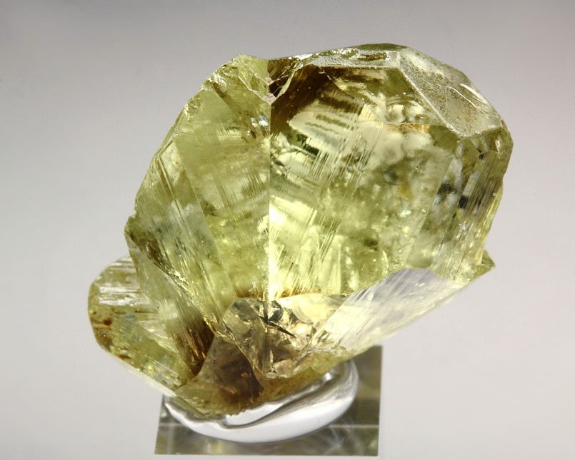 gem CHRYSOBERYL twinned