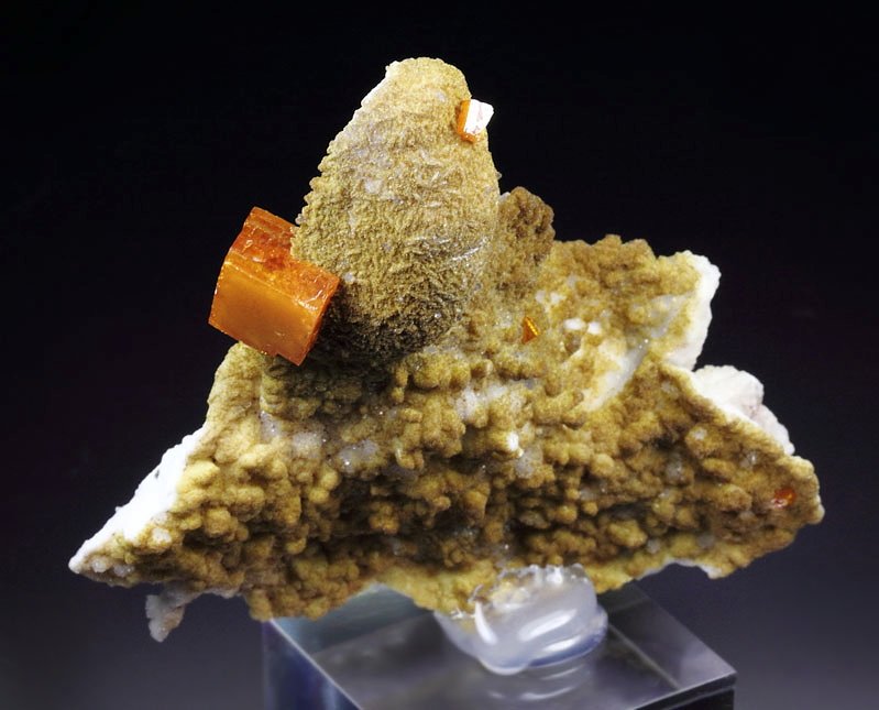 WULFENITE, ARAGONITE