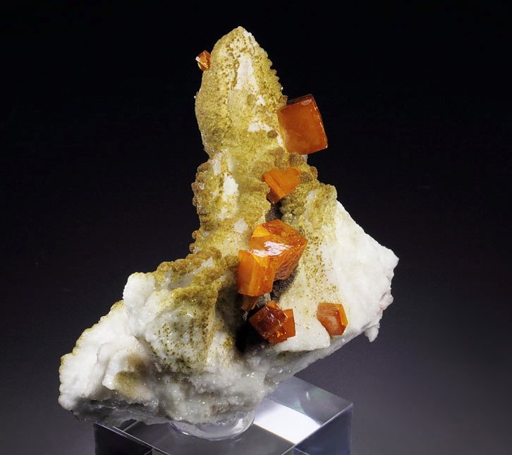 WULFENITE, ARAGONITE