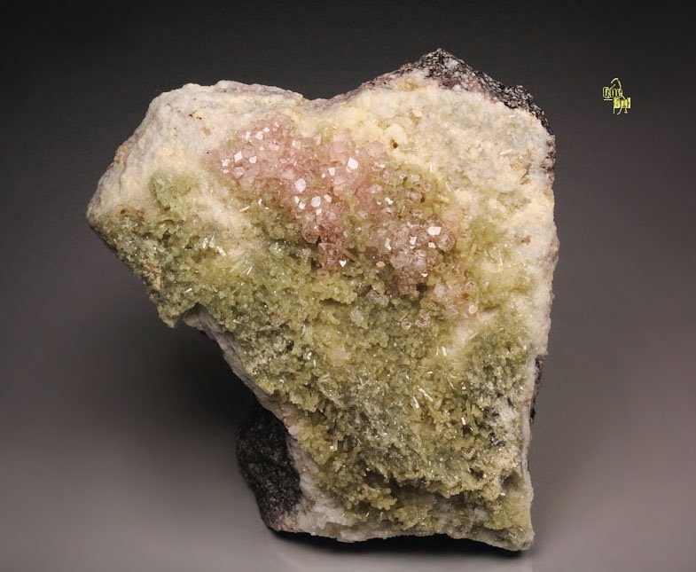 gem PINK GARNET var. GROSSULAR, DIOPSIDE