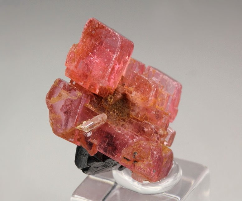 gem RHODOCHROSITE, TETRAHEDRITE