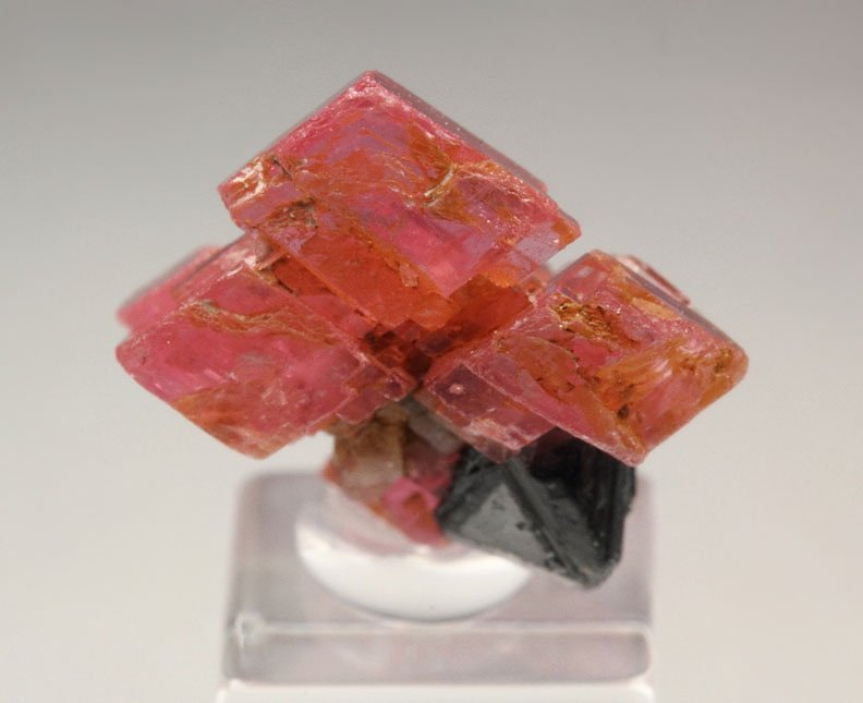 gem RHODOCHROSITE, TETRAHEDRITE