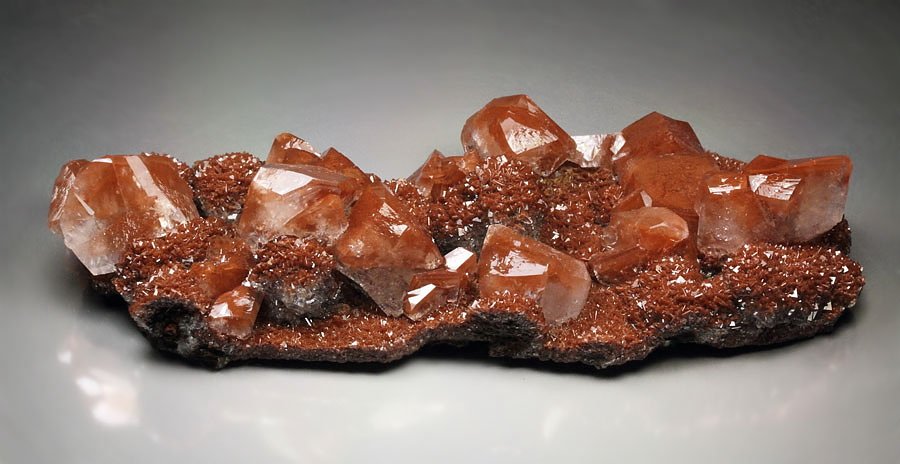 CALCITE with HEMATITE inclusions