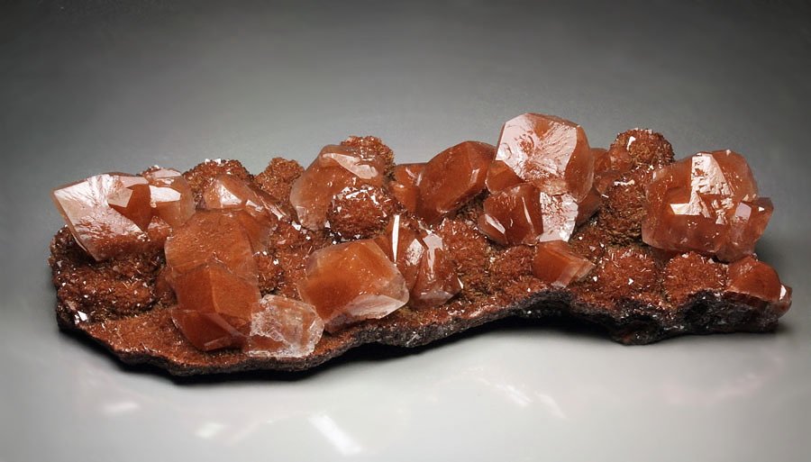 CALCITE with HEMATITE inclusions