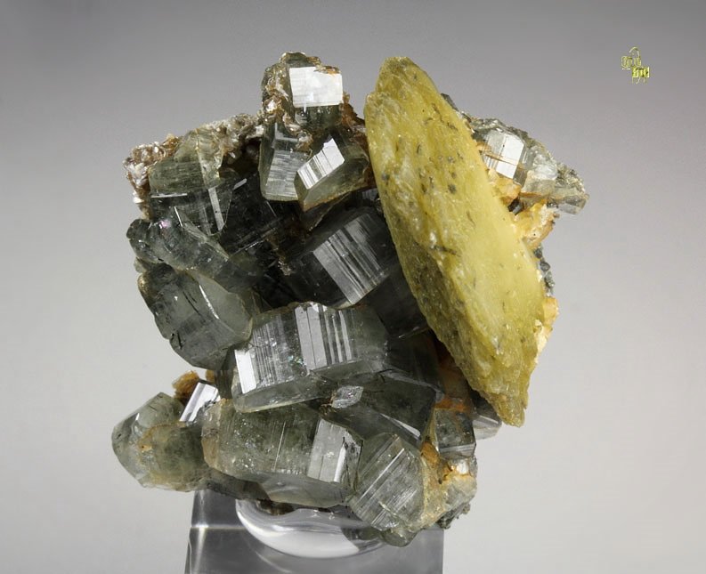 gem FLUORAPATITE, SIDERITE