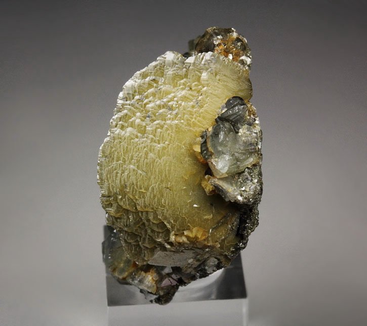 gem FLUORAPATITE, SIDERITE