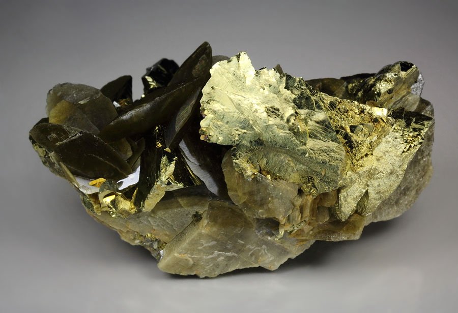 CHALCOPYRITE, SIDERITE