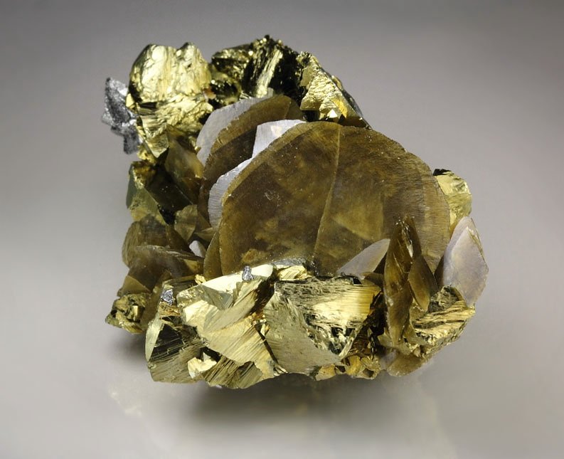 CHALCOPYRITE, SIDERITE